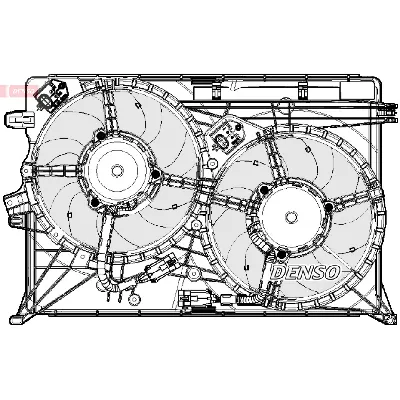 Ventilator, hlađenje motora DENSO DER09075 IC-F61417