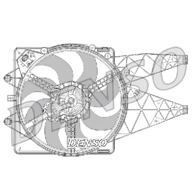 Ventilator, hlađenje motora DENSO DER09094 IC-D0FD05