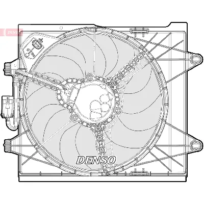 Ventilator, hlađenje motora DENSO DER09096 IC-G04M0G