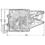 Ventilator, hlađenje motora DENSO DER09101 IC-D0FCEA