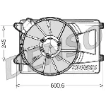 Ventilator, hlađenje motora DENSO DER09305 IC-D0FCC9