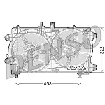 Ventilator, hlađenje motora DENSO DER13008 IC-D0FD32