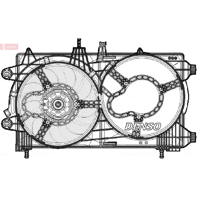 Ventilator, hlađenje motora DENSO DER13012 IC-F6141A