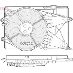 Ventilator, hlađenje motora DENSO DER15002 IC-E5DBD3