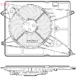 Ventilator, hlađenje motora DENSO DER15005 IC-E5DBDA