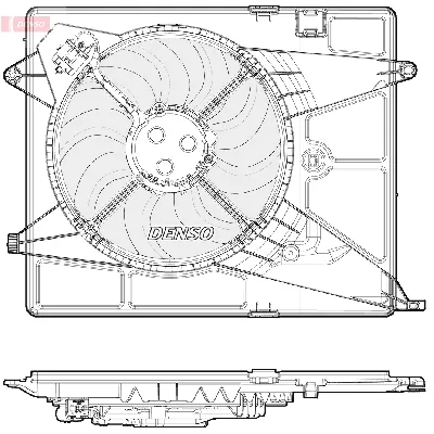 Ventilator, hlađenje motora DENSO DER15005 IC-E5DBDA