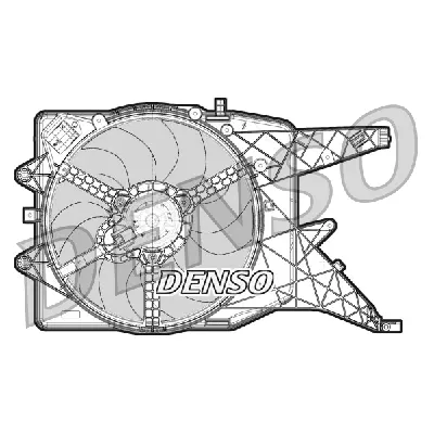 Ventilator, hlađenje motora DENSO DER20011 IC-D0FD37