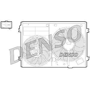 Ventilator, hlađenje motora DENSO DER32012 IC-D90F33