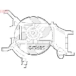 Ventilator, hlađenje motora DENSO DER37002 IC-DCA75B