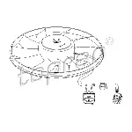 Ventilator, hlađenje motora HANS PRIES HP112 321 IC-C16E15