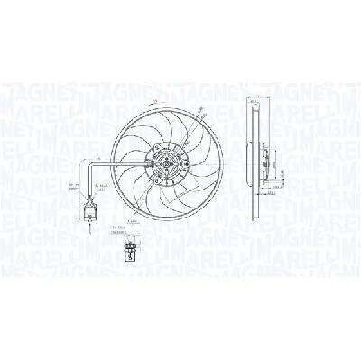 Ventilator, hlađenje motora MAGNETI MARELLI 069422712010 IC-G0PL6L