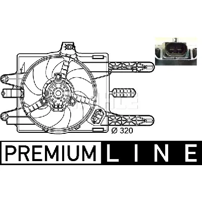 Ventilator, hlađenje motora MAHLE CFF 141 000P IC-G08I03