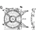 Ventilator, hlađenje motora MAHLE CFF 191 000P IC-G08F9T