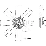 Ventilator, hlađenje motora MAHLE CFF 429 000P IC-G08FBD