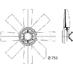 Ventilator, hlađenje motora MAHLE CFF 437 000P IC-G08FBF