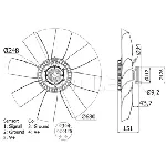 Ventilator, hlađenje motora MAHLE CFF 439 000S IC-G08I5D
