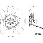 Ventilator, hlađenje motora MAHLE CFF 462 000P IC-G08FBS