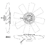 Ventilator, hlađenje motora MAHLE CFF 477 000P IC-G08I5M