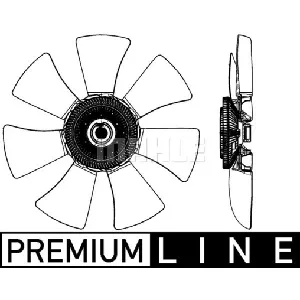 Ventilator, hlađenje motora MAHLE CFF 491 000P IC-G08FC2
