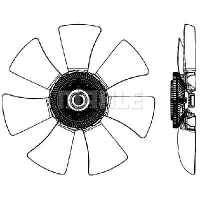 Ventilator, hlađenje motora MAHLE CFF 491 000P IC-G08FC2