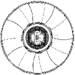 Ventilator, hlađenje motora MAHLE CFF 493 000P IC-G08I5Z