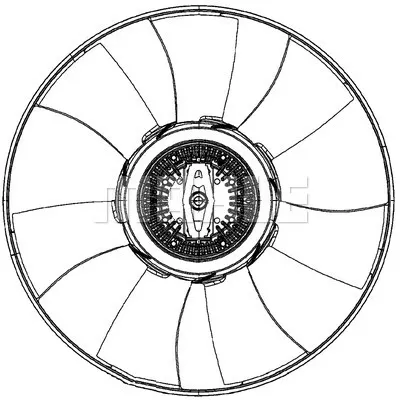 Ventilator, hlađenje motora MAHLE CFF 493 000P IC-G08I5Z