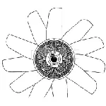 Ventilator, hlađenje motora MAHLE CFF 494 000P IC-G08FC3