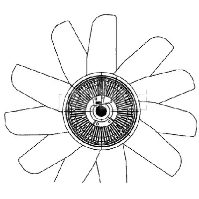 Ventilator, hlađenje motora MAHLE CFF 494 000P IC-G08FC3