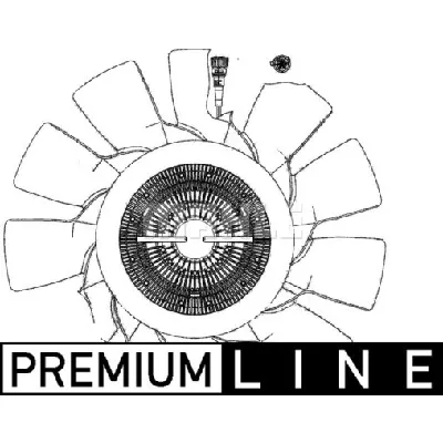 Ventilator, hlađenje motora MAHLE CFF 495 000P IC-G08FC4