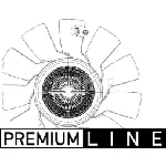 Ventilator, hlađenje motora MAHLE CFF 497 000P IC-G08FC5