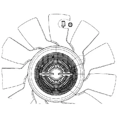 Ventilator, hlađenje motora MAHLE CFF 497 000P IC-G08FC5