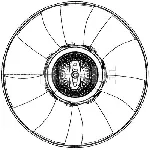 Ventilator, hlađenje motora MAHLE CFF 500 000P IC-G08I62