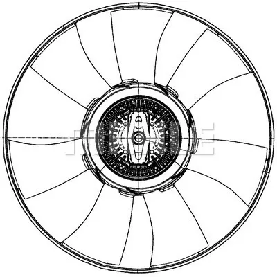 Ventilator, hlađenje motora MAHLE CFF 500 000P IC-G08I62