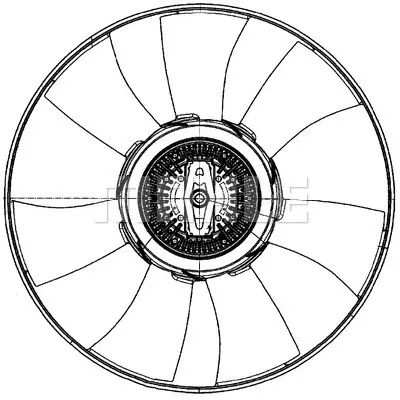 Ventilator, hlađenje motora MAHLE CFF 501 000P IC-G08I63