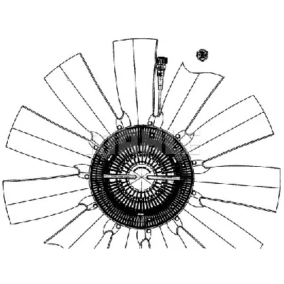 Ventilator, hlađenje motora MAHLE CFF 503 000P IC-G08I65