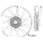 Ventilator, hlađenje motora MAHLE CFF 516 000P IC-G08I6F