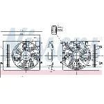 Ventilator, hlađenje motora NISSENS NIS 850006 IC-G0T0NE