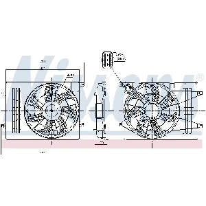 Ventilator, hlađenje motora NISSENS NIS 850006 IC-G0T0NE