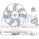 Ventilator, hlađenje motora NISSENS NIS 850021 IC-G0PHBF