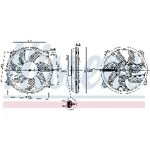 Ventilator, hlađenje motora NISSENS NIS 850035 IC-G0UAEH