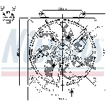 Ventilator, hlađenje motora NISSENS NIS 85014 IC-A9600D