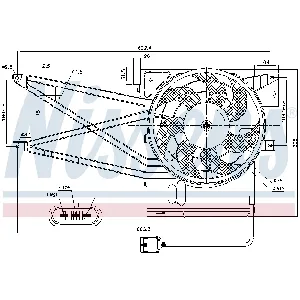 Ventilator, hlađenje motora NISSENS NIS 85017 IC-A3A9D9