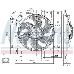 Ventilator, hlađenje motora NISSENS NIS 85028 IC-A3A9E1