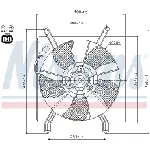 Ventilator, hlađenje motora NISSENS NIS 85048 IC-A3A9F5