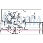 Ventilator, hlađenje motora NISSENS NIS 85078 IC-A3AA0C
