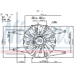 Ventilator, hlađenje motora NISSENS NIS 85103 IC-A3AA22