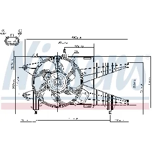 Ventilator, hlađenje motora NISSENS NIS 85137 IC-A3AA44