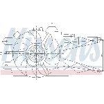 Ventilator, hlađenje motora NISSENS NIS 85158 IC-A3AA58
