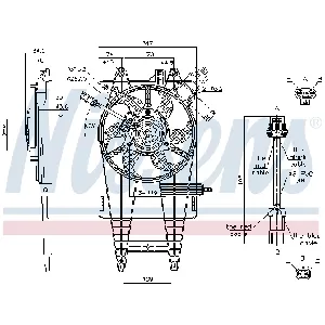 Ventilator, hlađenje motora NISSENS NIS 85162 IC-A3AA5C