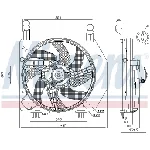 Ventilator, hlađenje motora NISSENS NIS 85172 IC-A3AA65